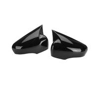 ESyem Boîtier rétroviseur Voiture Paire d'autocollants pour rétroviseurs latéraux, pour Clio 4 Mk4 pour Zoe pour Captur 2012-2019, Garniture rétroviseur latéral Voiture
