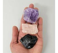 ESYEM Cristal Naturel Brut, décoration de la Maison, améthyste, Quartz Rose, Tourmaline Noire, Ensemble de Cristaux Bruts, Pierres Pierre de Cristal Reiki (Color : Healing)