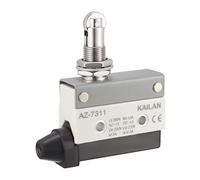 ESYEM Micro Interrupteur de Fin de Course à Rouleau AZ-7311, Montage sur Panneau momentané 1NC + 1NO for Moulin CNC, Interrupteur de Porte d'imprimante 3D Interrupteur de Commande