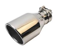 ESyem Voiture d'échappement Tuyau Embout d'échappement Universel pour Camion entrée 25 Pouces Sortie 4 x Longueur Totale 9 en Acier Inoxydable Convient Un diamètre extérieur