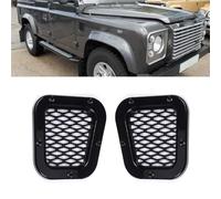 ESyem Voiture Grille Phare 1 Paire Grilles D'aération Latérales pour Defender 2004-2019