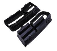 ESyem Voiture Grille Phare Calandre inférieure Pare-Chocs Avant en Plastique Noir pour Phare antibrouillard, Accessoire Voiture pour pour Variant pour 4 Motion 1998-2006