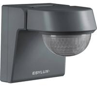 ESYLUX EM10025389 plafond, mural, montage apparent (en saillie) Détecteur de mouvements 230 ° gris IP55, IK07