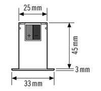 ESYLUX ESYLUX Capteur de lumière LS FLAT mini KNX lentille plate Quantité:1