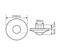 ESYLUX ESYLUX Détecteur de présence plafond PD-C 360i/8 BK Quantité:1