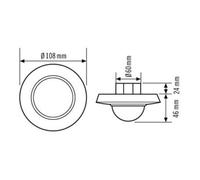 ESYLUX ESYLUX Détecteur de présence plafond PD-C360i/32DIMplusWH 360 degrés blanc encastré Quantité:1