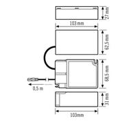 ESYLUX ESYLUX Dispositif de commande EQ10127793 Driver LED plug-and-play DALI-2 700mA Quantité:1
