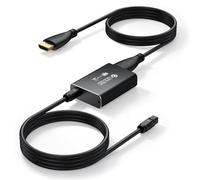 eSynic Convertisseur Audio eARC/ARC vers Optique 192khz Aluminium eARC ARC Audio Extracteur avec Câble HDMI Optique Formats Audio PCM 2,0 Dolby 5,1 DTS 5,1 pour HDTV vers Barre de Son Home Cinéma