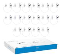 eSynic Lot de 16 entrebâilleurs de fenêtre pour sécurité enfant UPVC avec vis, clés, limitant la distance d'ouverture et la ventilation pour la sécurité de la maison, du bureau, etc