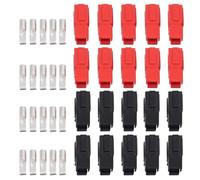 eSynic Lot de 20 connecteurs de batterie professionnels 30 A pour connecteur de batterie Anderson 30 A 600 V 20 AWG-14 AWG AC/DC