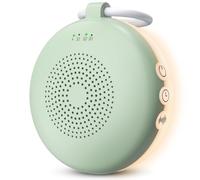 eSynic Mini machine à bruit blanc portable avec boucle de transport | 12 sons, 3 minuteries, 6 faibles, 110 g, léger, rechargeable, lien téléphonique sans fil, pour adulte et enfant, voyage