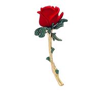 Et Broche Femmes Et Broche femme haut de gamme Rose vêtements fixes -dérapant collier saint valentin Corsage Logo De Charité Épinglettes (C, One Size)