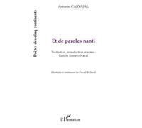 Et de paroles Nanti - Antonio Carjaval - L'harmattan - broché - Poésie