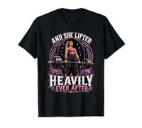 Et Elle a soulevé Beaucoup pour Toujours Une Jolie Salle de Sport féminine T-Shirt