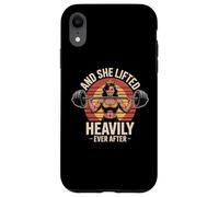 Et elle a soulevé lourdement Ever After Crown Coque pour iPhone XR