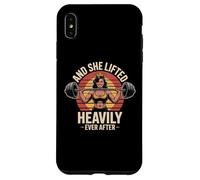 Et elle a soulevé lourdement Ever After Crown Coque pour iPhone XS Max