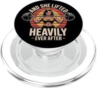 Et elle a soulevé lourdement Ever After Crown PopSockets PopGrip pour MagSafe