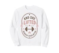 Et Elle a soulevé lourdement jamais après Un Couple d'haltérophilie Sweatshirt