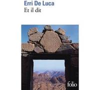 Et il dit Erri De Luca (Auteur), Danièle Valin (Traduction)