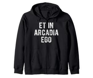 Et in Arcadia Ego Phrase littéraire Latine Sweat à Capuche