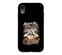 Et Le huitième Jour, Le Seigneur créa Le café Coque pour iPhone XR