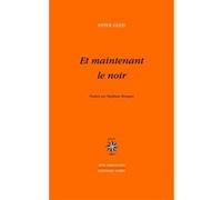 Et maintenant le noir Peter Gizzi (Auteur), Stéphane Bouquet (Traduction)