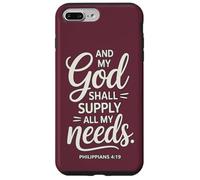 Et Mon Dieu pourvoira à Tous Mes Besoins Philippiens 4:19 Coque pour iPhone 7 Plus/8 Plus