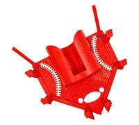 Et organisateurs de pirogues de softball, suspendu monté sur clôture pour le stockage de l ' équipement et l ' efficacité de l ' équipe pour casque de gants de chauve-souris et bouteilles d ' eau