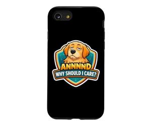 Et Pourquoi Devrais-Je m'en Soucier? Blague Amusante pour Chien, Papa, Maman, propriétaire Amant Coque pour iPhone SE (2020) / 7/8