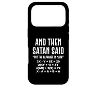 Et Puis Satan a Dit Mettre l'alphabet en mathématiques mathématiques mathématiques Coque pour iPhone 17 Pro