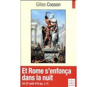 Et Rome s'enfonça dans la nuit: 24-27 août ap. J.-C.