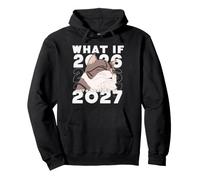 Et si 2026 était Juste Une Bande-Annonce pour 2027 ? Funny Cat Meme Sweat à Capuche