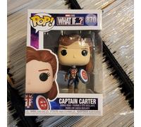 Funko Figurine Vinyle Pop Captain Carter - Marvel What If...? - N° 870 - 9 cm