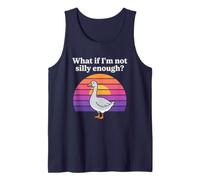 Et si Je ne suis Pas Assez Stupide Funny Silly Goose Meme Sunset Débardeur