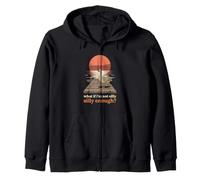 Et si Je ne suis Pas Assez Stupide Funny Silly Goose Meme Sunset Sweat à Capuche