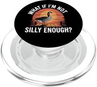 Et si Je ne suis Pas Assez Stupide Goose Duck Meme PopSockets PopGrip pour MagSafe