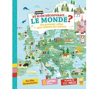 Et si on découvrait... le monde ? Livre et pochette avec puzzle: Un premier atlas pas comme les autres