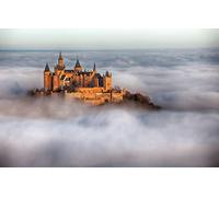 Et si Puzzle 200 pièces, beauté Naturelle, Brouillard, Allemagne, château, Ville 35x25CM