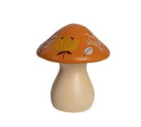 et statue de champignon, sculpture espiègle mignonne, figurine réaliste à tête tordue curieuse, objets de collection parent-enfant, décoration de chaton avec visière, cadeau pour amoureux de la nature