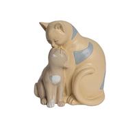 et statue de champignon, sculpture espiègle mignonne, figurine réaliste à tête tordue curieuse, objets de collection parent-enfant, décoration de chaton avec visière, cadeau pour amoureux de la nature