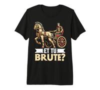 Et Tu Brute Empire Romain T-Shirt Haut de Gamme