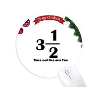 et un sur deux des trois numérique tapis de souris en caoutchouc de sapin de noël