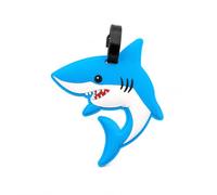 Ét Valise Requin en Silicone | Fixation sécurisée, Porte-nom bagage, Séjrs à l'ét, Pr collectionneurs
