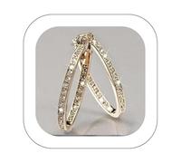 et ventes flash du jour 925 boucles d’oreilles en argent Sterling pour femmes diamant pendre boucles d’oreilles rondes bijoux hypoallergéniques cadeaux pour elle