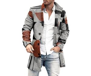 Et Ventes Flash du Jour Doudoune Longue Homme Hiver Coupe Vent pour Velo Manteau Homme Cintré Leather Jacket Homme Veste Parka Coupe Vent Securite Mes Commandes en Cours