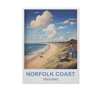 ET17 - Casse-tête de 1000 pièces pour adultes, Côte Norfolk Angleterre, adolescents, garçons et filles - Casse-tête amusant pour famille - Casse-tête pour anniversaire (50 x 70 cm)