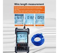 ET618 Testeur de Câble RéSeau avec éCran LCD Analogues Recherche NuméRique POE Test Câble Filaire Testeur ID Outil de Cartographie (A)