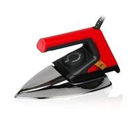 ETA Fer à repasser 724690000 1000 W – Semelle inox – Contrôle de température en continu – Rouge