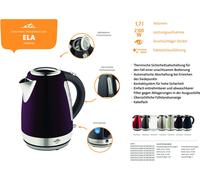 ETA Bouilloire ELA ETA859890040 Standard, 2100 W, 1,7 L, inox, pied pivotant à 360°, gris