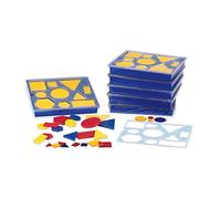 Eta Hand2mind Attribute Blocks avec plateau de tri (lot de 6)